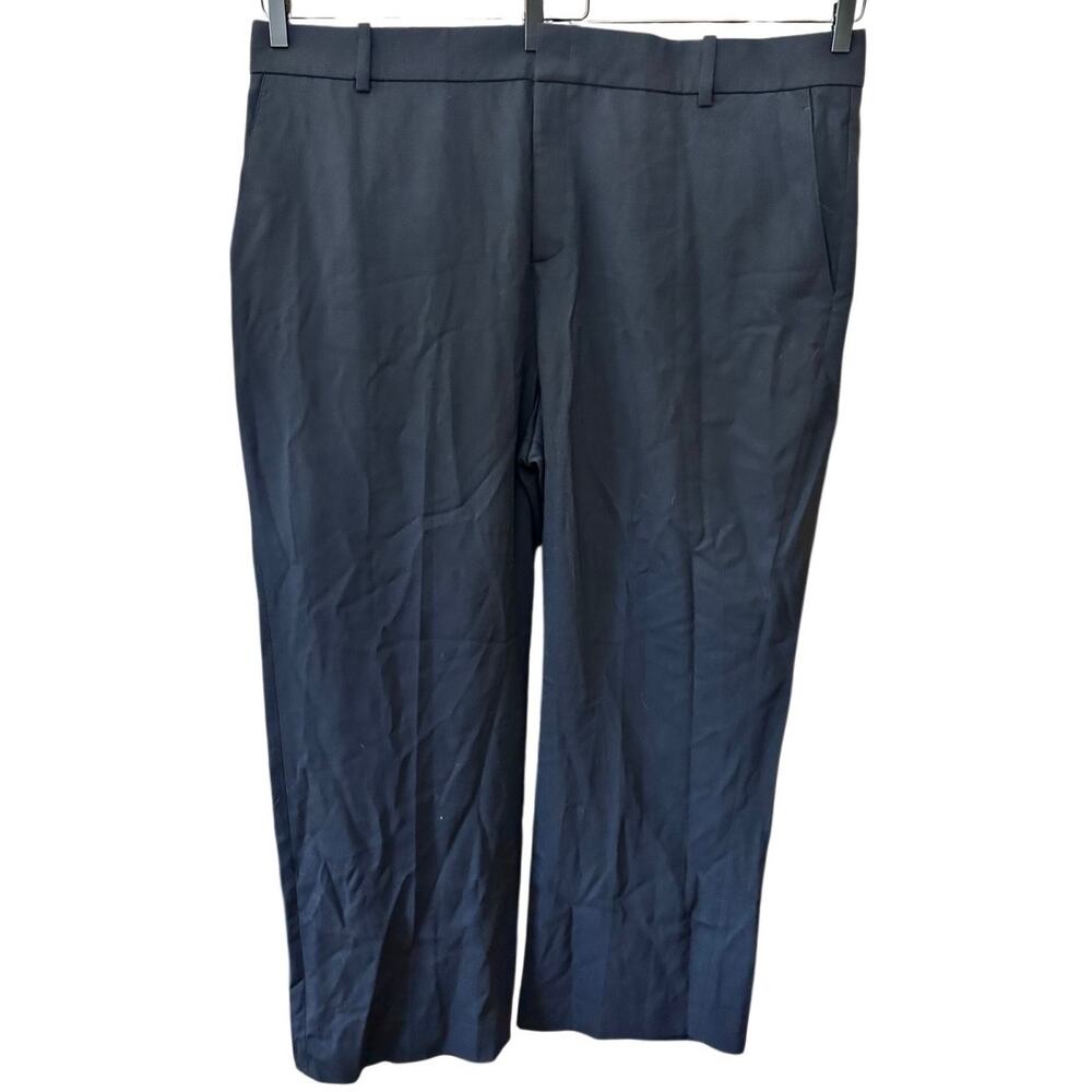 Vince Straight Leg Trousers Pant Plus Size 22‎ Black VR88121645 Corporate Wear